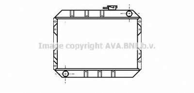 AVA QUALITY COOLING fd2027 -  Радиатор, охлаждение двигателя